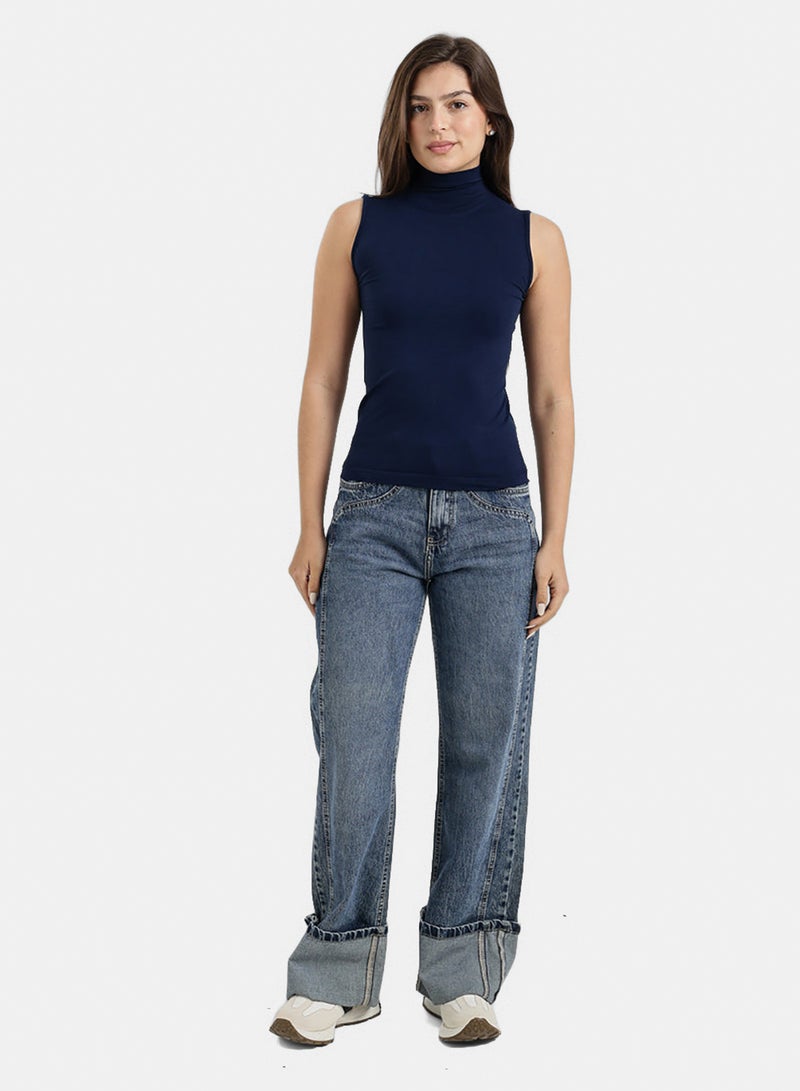 Carina Sleeveless High Neck Top - Image 4